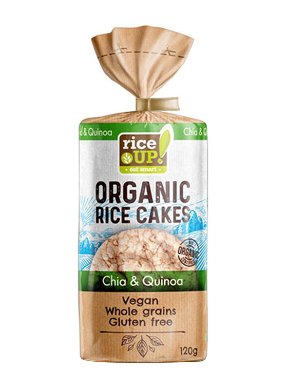 

Rice Up Organic Rice Brown Rice Cakes, 120g