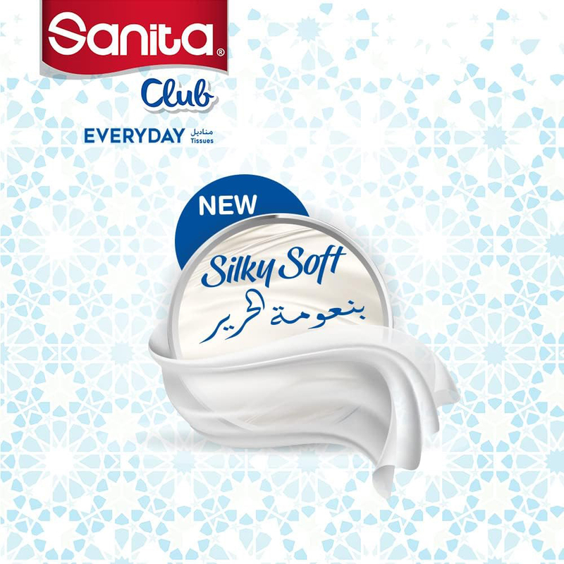 Sanita Club Facial Tissue, 5 x 170 Sheets