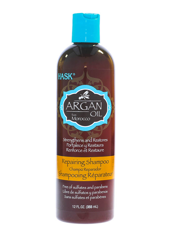 Hask Argan Oil for Morocco Repairing Shampoo, 355ml