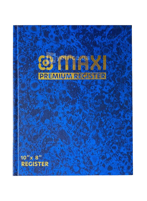 

Maxi Premium Register Book, 10 x 8 inch, Blue