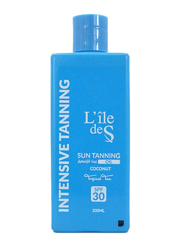 

L'ile des SPF30 Intense Tanning Oil, 200ml