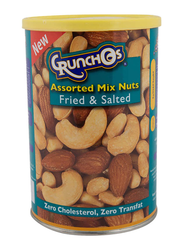 

Crunchos Fried & Salted Assorted Mix Nuts Regular, 350g