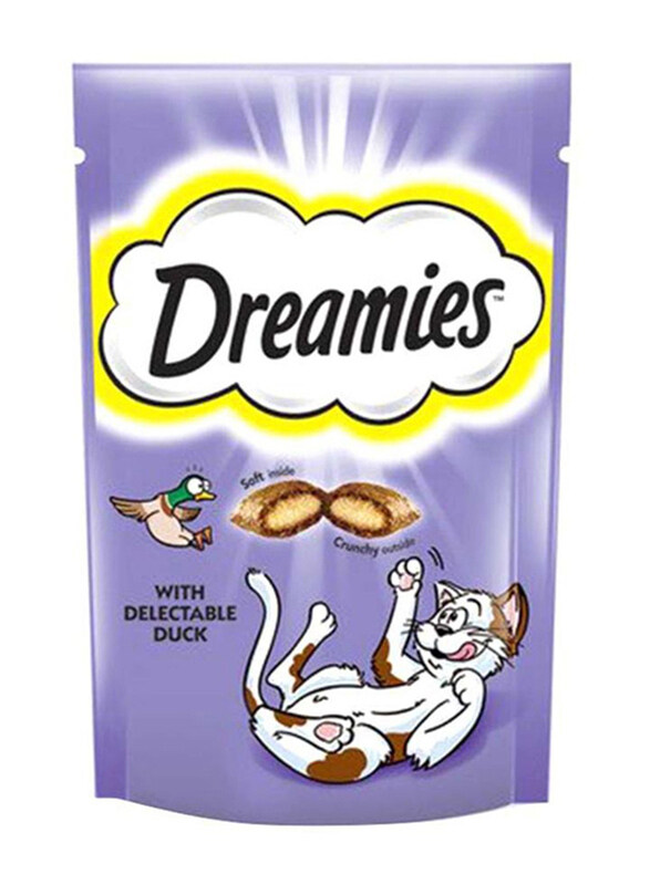 

Dreamies Delectable Duck Treats Dry Cat Food, 60g
