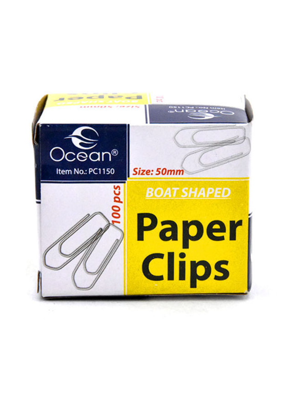 Ocean Paper Boat Shape Paper Clips, 50mm, 100 Pieces