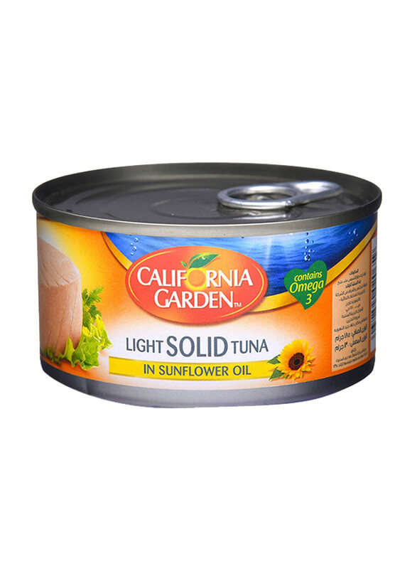 

California Garden Light Solid Tuna In Sunflower Oil, 180g