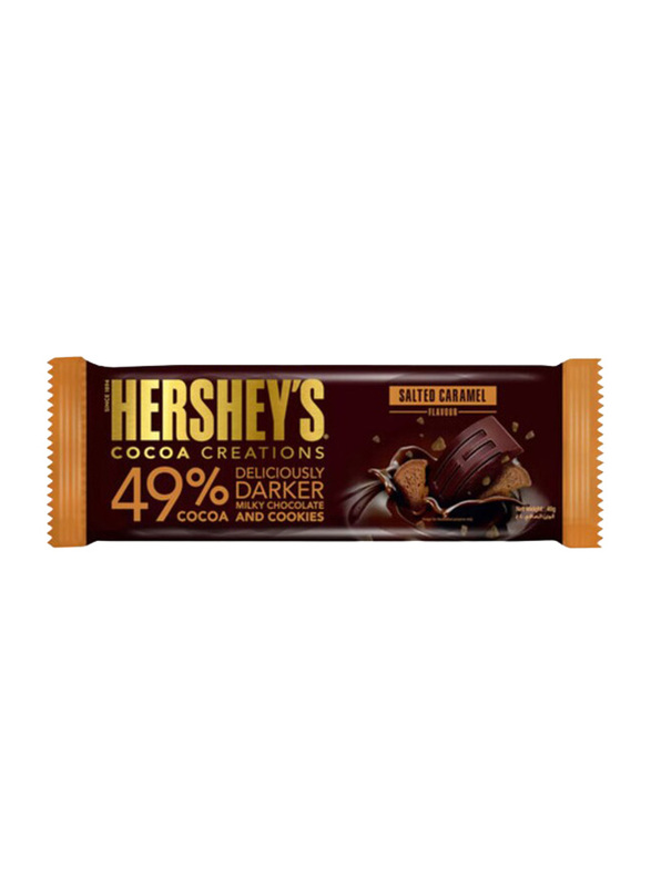Hershey's Salted Caramel Dark Chocolate Bar, 40g