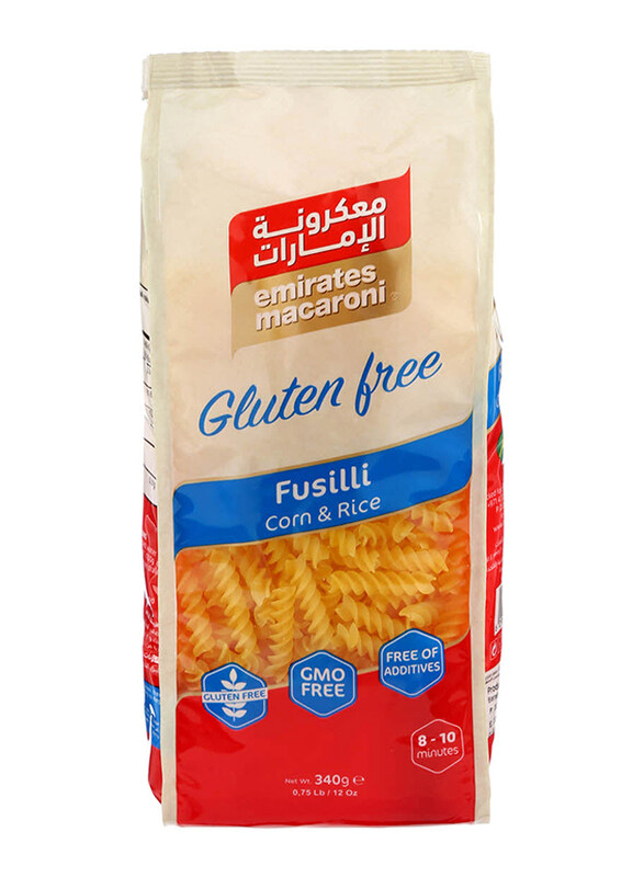 

Emirates Macaroni Corn & Rice Fusilli, 340g