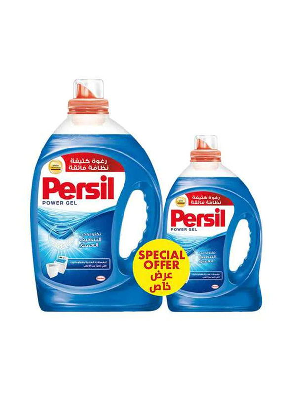 Persil Power Gel Laundry Detergent, 2.9 Liters + 1 Liter