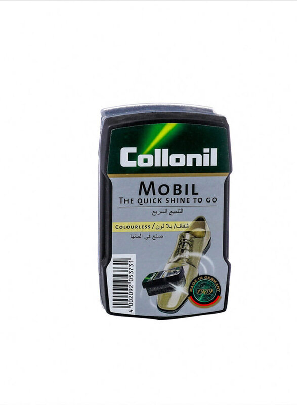 

Collonil Mobil Colorless Sponge Shoe Polish, Clear