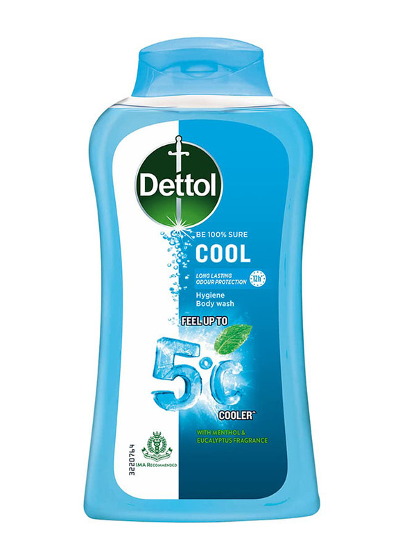 Dettol SG Hydra Cool Body Wash, Blue, 250ml