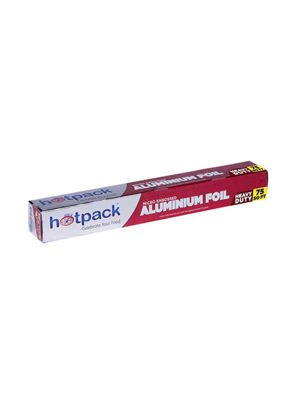 

Hotpack Micro Embossed Aluminium Foil, 75 sq.ft.