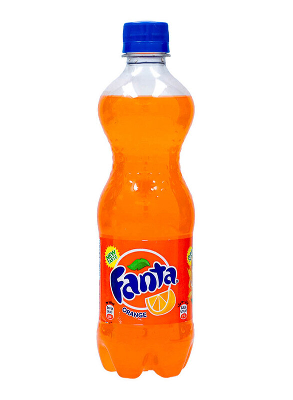 

Fanta Orange Carbonated Soft Drink Pet Bottle, 500ml