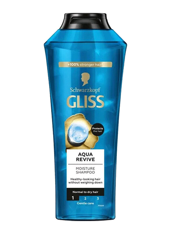 

Schwarzkopf Gliss Aqua Revive Moisturizing Shampoo for Dry Hair, 400ml