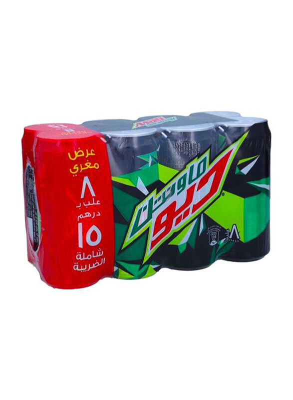 

Mountain Dew Soft Drink, 8 x 295ml