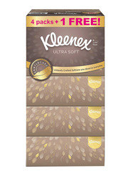 Kleenex Ultra Soft Gentle Care Facial Tissues, 5 x 96 Sheets x 3 Ply