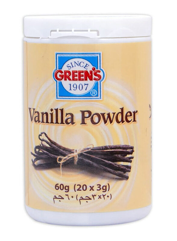 

Green's Vanilla Powder Plastic Jar, 60g