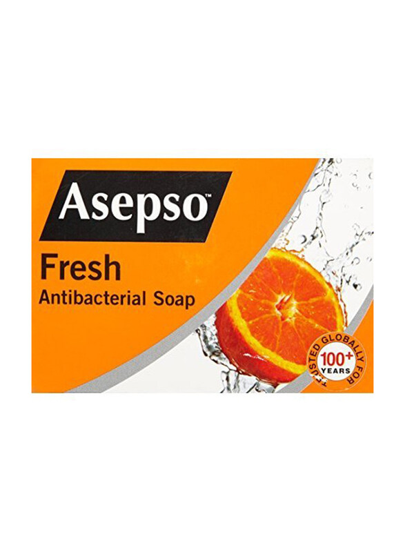 

Asepso Fresh Antibacterial Soap, Orange, 150gm