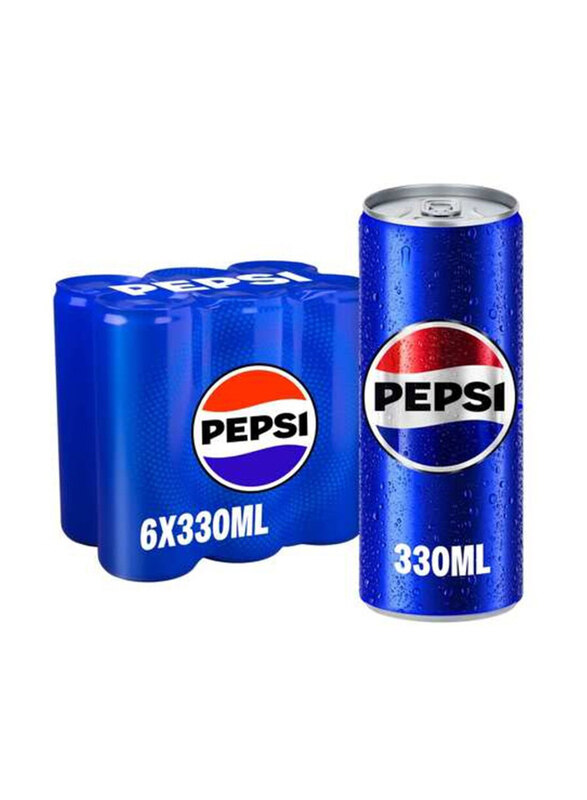 

Pepsi Carbonated Soft Drink, 6 x 330ml