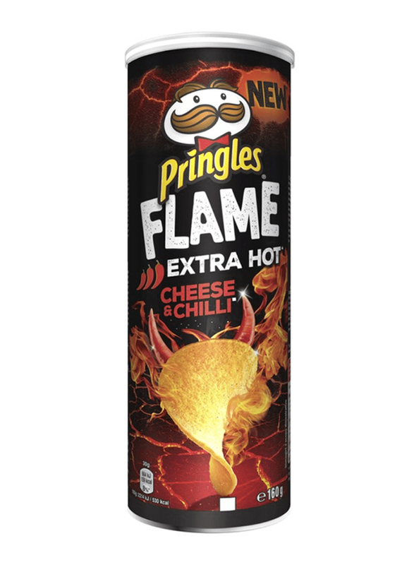 Pringles Flame Extra Hot Cheese & Chilli, 160g