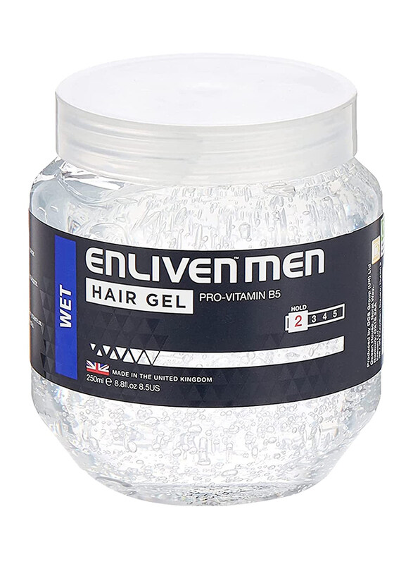 

Enliven Men Pro-Vitamin B5 Wet Hair Gel, 250ml