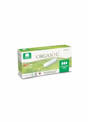 Organyc Organic 100% Super Non-Applicator Tampons, White, 16 Pieces