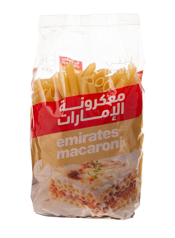 

Emirates Vegetarian Macaroni Penne Pasta, 400g