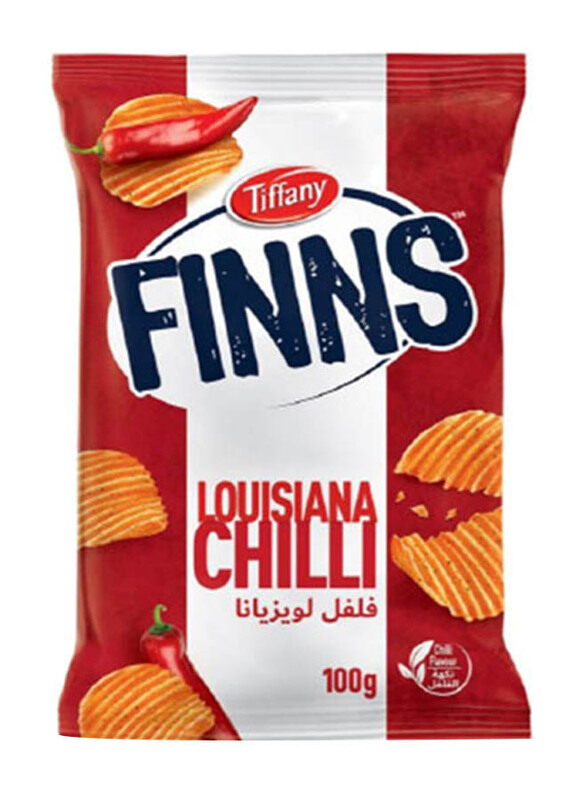 

Tiffany Finns Louisiana Chilli Chips, 100g