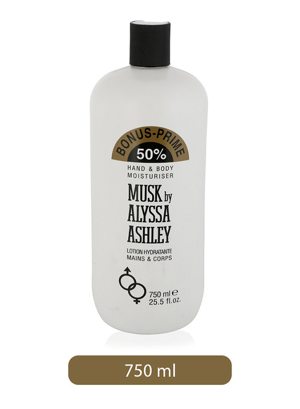 Alyssa Ashley Musk Hand & Body Moisturizer, 750ml