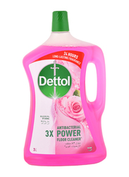 Dettol Power Rose Antibacterial Floor Cleaner, 3 Liters