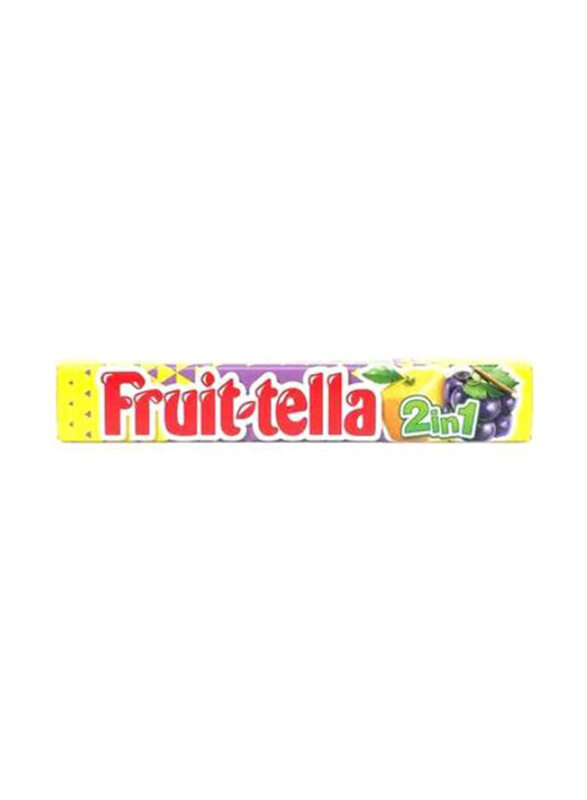 

Fruittella 2in1 Lemon Grape Candy, 32g