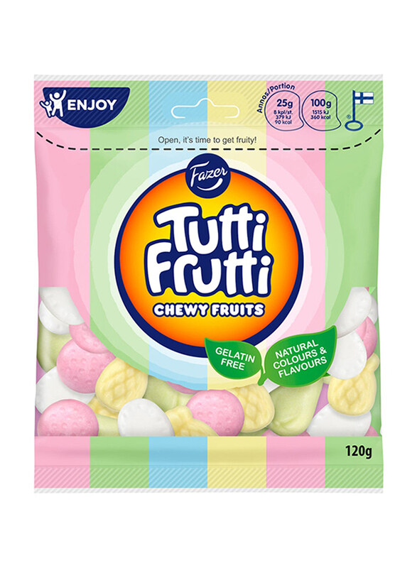 

Fazer Chewy Fruits Tutti Frutti, 120g