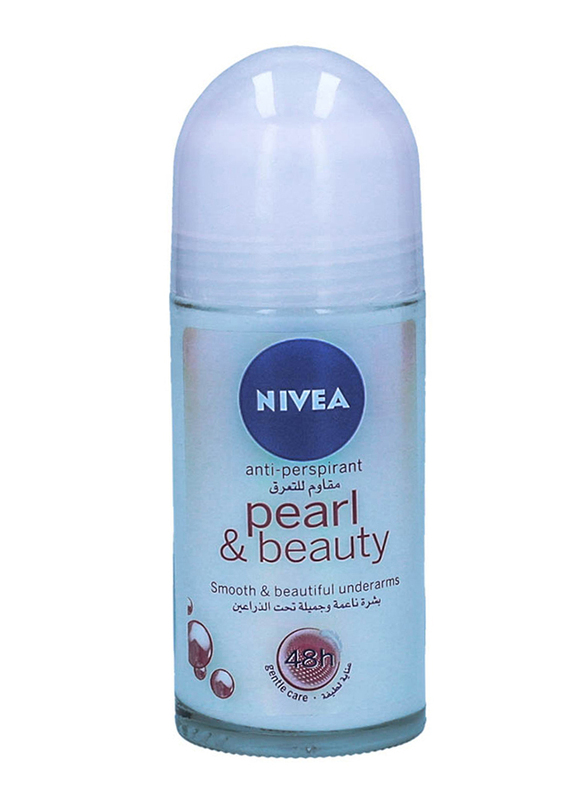 Nivea Pearl & Beauty Roll On Deodorant for Women, 50ml