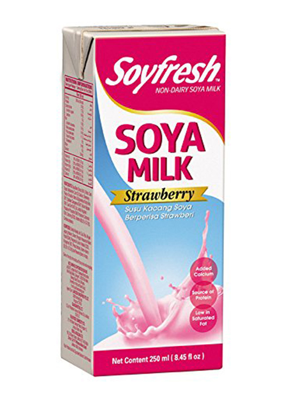 Soyfresh Strawberry Milk, 1 Liter