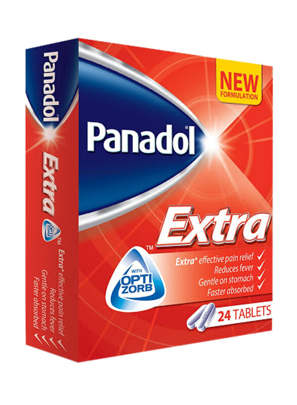 

GSK Panadol Extra with Opti Zorb, 24 Tablets