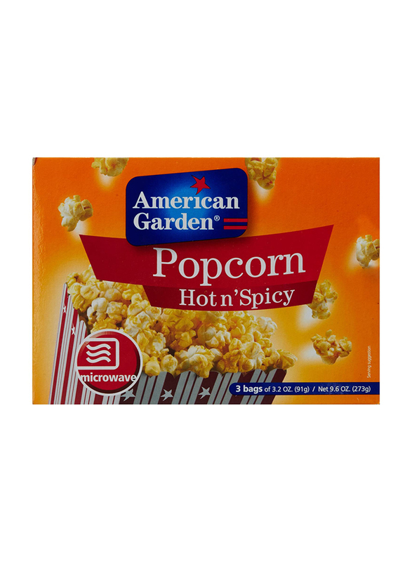 American Garden Hot N Spicy Popcorn, 273g