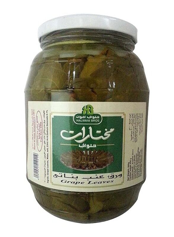

Halwani Bros Grape Leaves, 500g