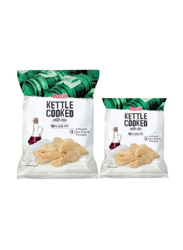 

Master Kettle Cooked Salt & Vinegar Potato Chips, 2 Packs