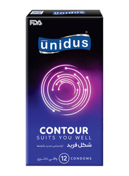 Unidus Contour Condom, 12 Pieces