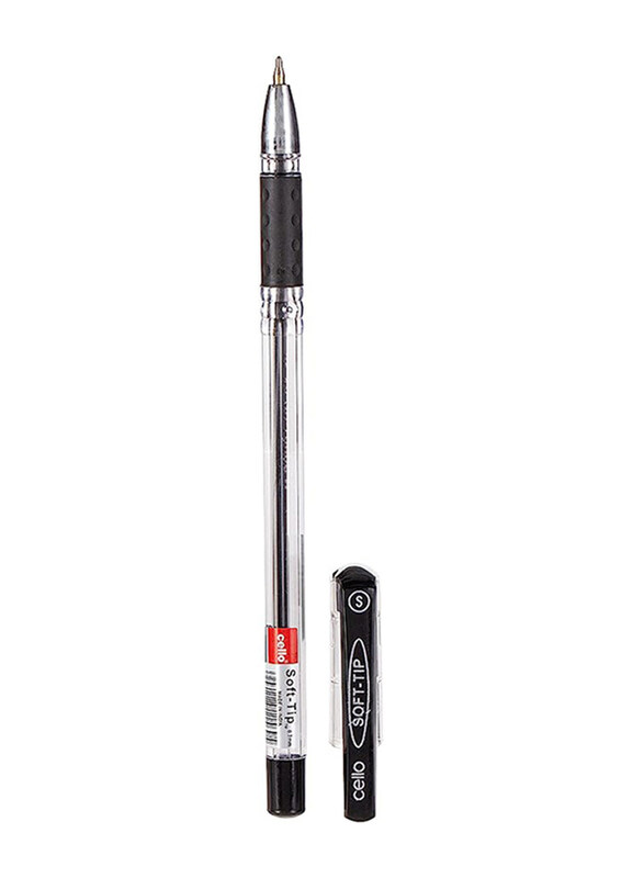 Cello Soft-tip Ball Pen, Black