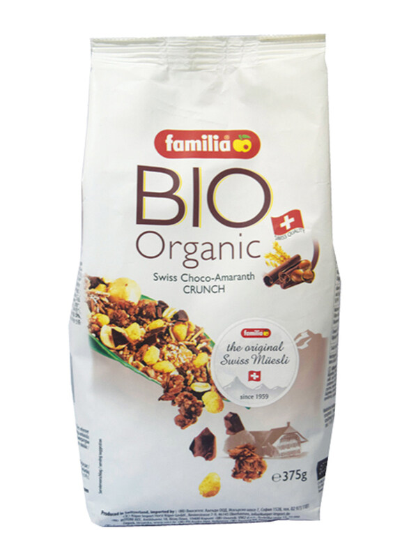 

Familia Bio Organic Choco-Amaranth Crunch Granola, 375g