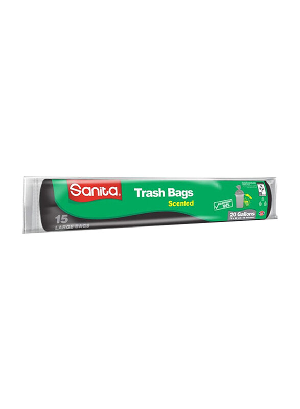 

Sanita Trash Bags Biodegradable, 15 Bags