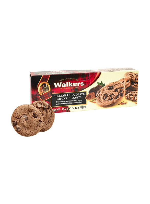 

Walkers Belgian Chocolate Chunk Biscuit, 150g