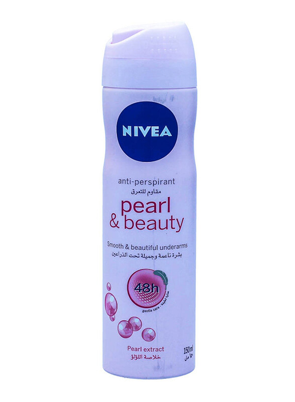 

Nivea Pearl & Beauty Deodorant Spray for Women, 150ml