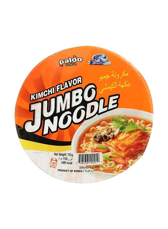 

Paldo Jumbo King Kimchi Flavor Bowl Noodle, 110g