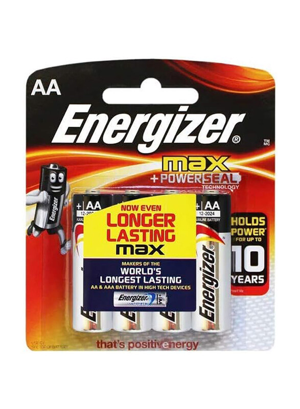 

Energizer Max Battery, E91Bp4, 4 Piece, Multicolour