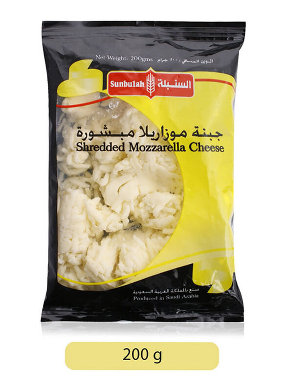 

Sunbulah Shredded Mozzarella Cheese, 200g