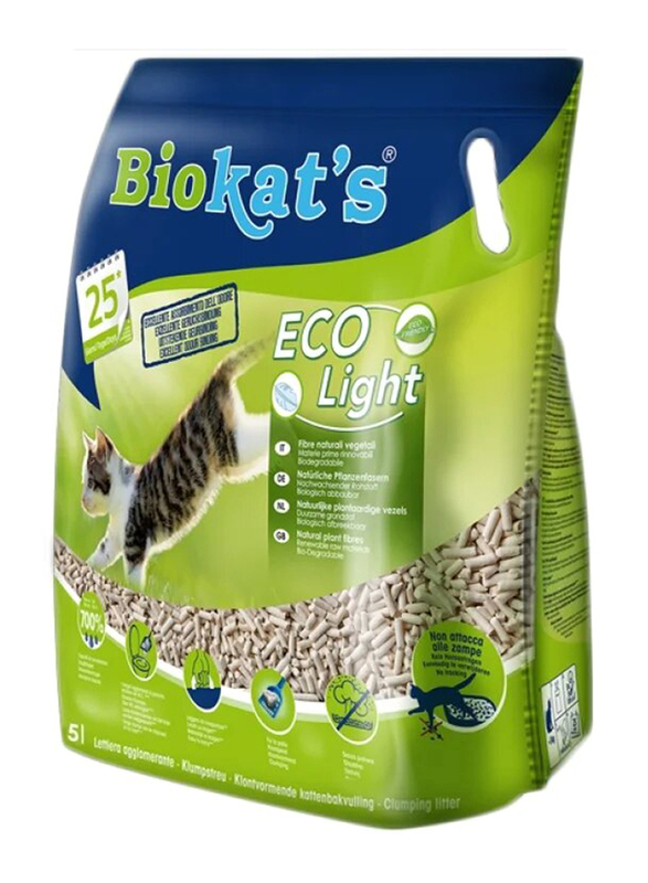 Biokat's Eco Light Cat Litter, 5 Liter, Multicolour