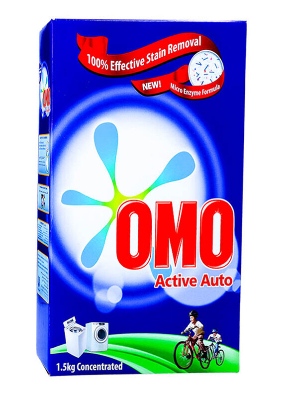 

OMO Auto Active Powder Laundry Detergent, 1.5 Kg