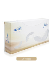 Masafi Pure Soft White Tissues, 70 Sheets