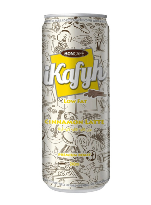 

Boncafe iKafyh Low Fat Cinnamon Iced Latte, Preservatives Free, 240ml